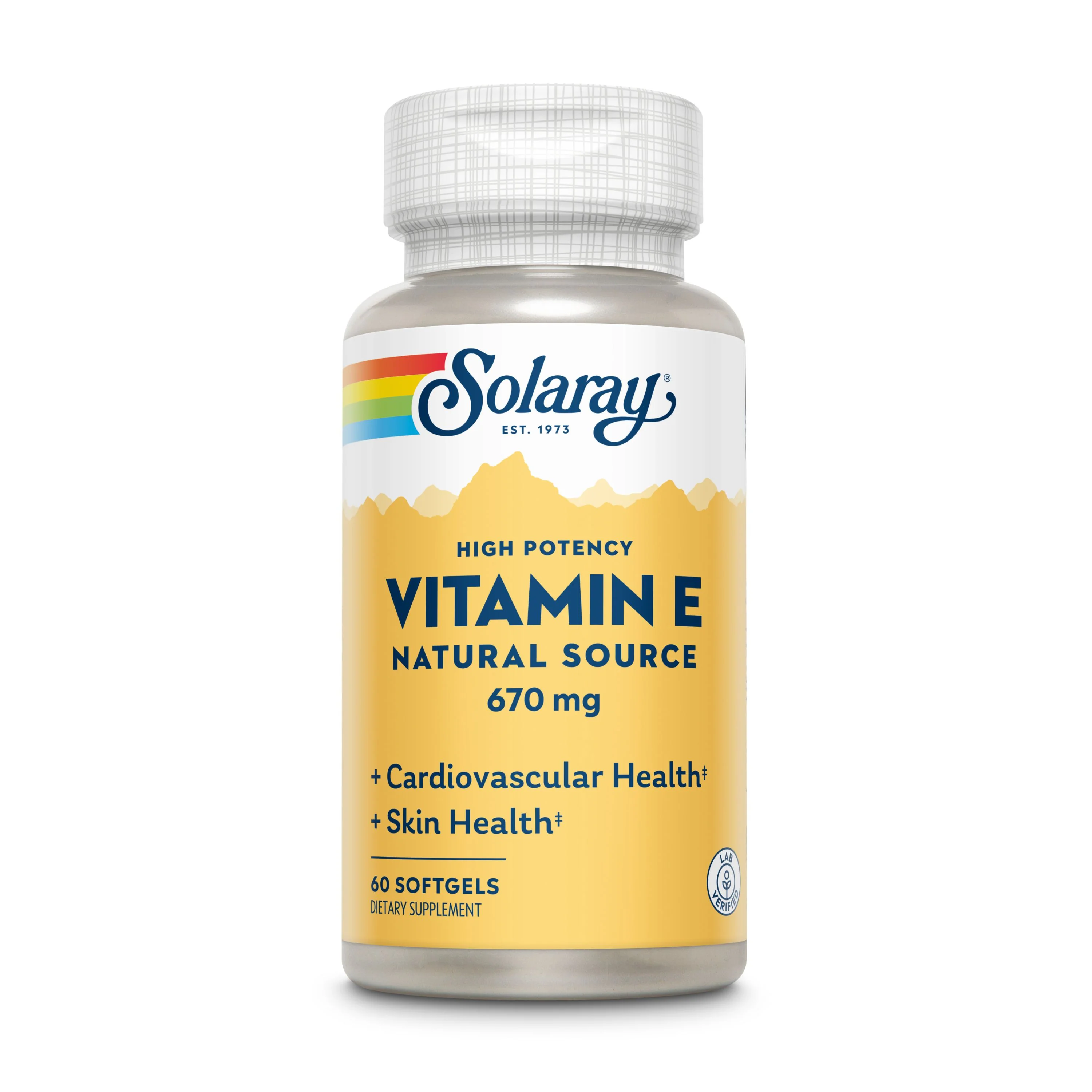 Classic Solaray Vitamin E High Potency Natural Source Softgel Specialty