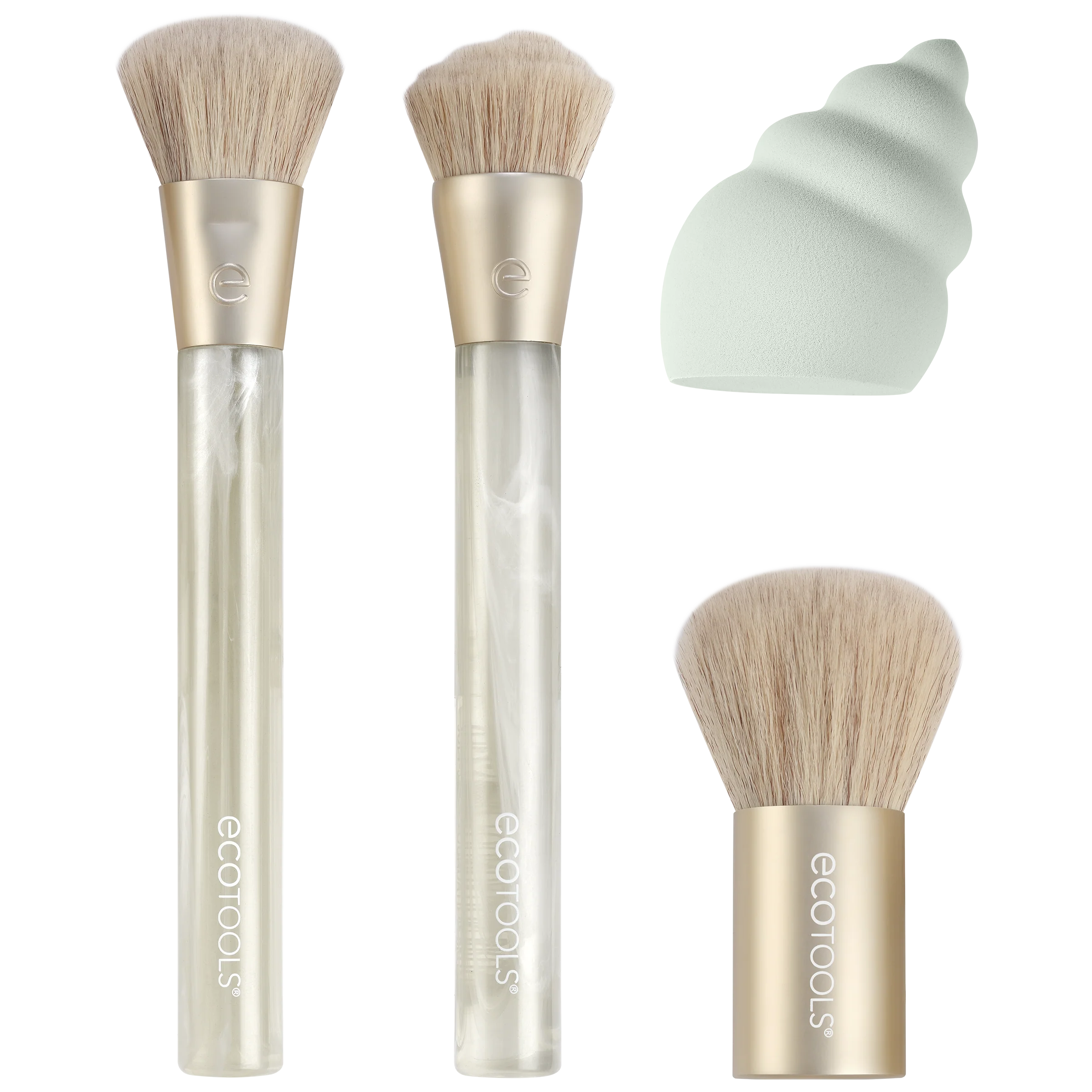 Breathable EcoTools Eco Sea Gems Face Set Convenient