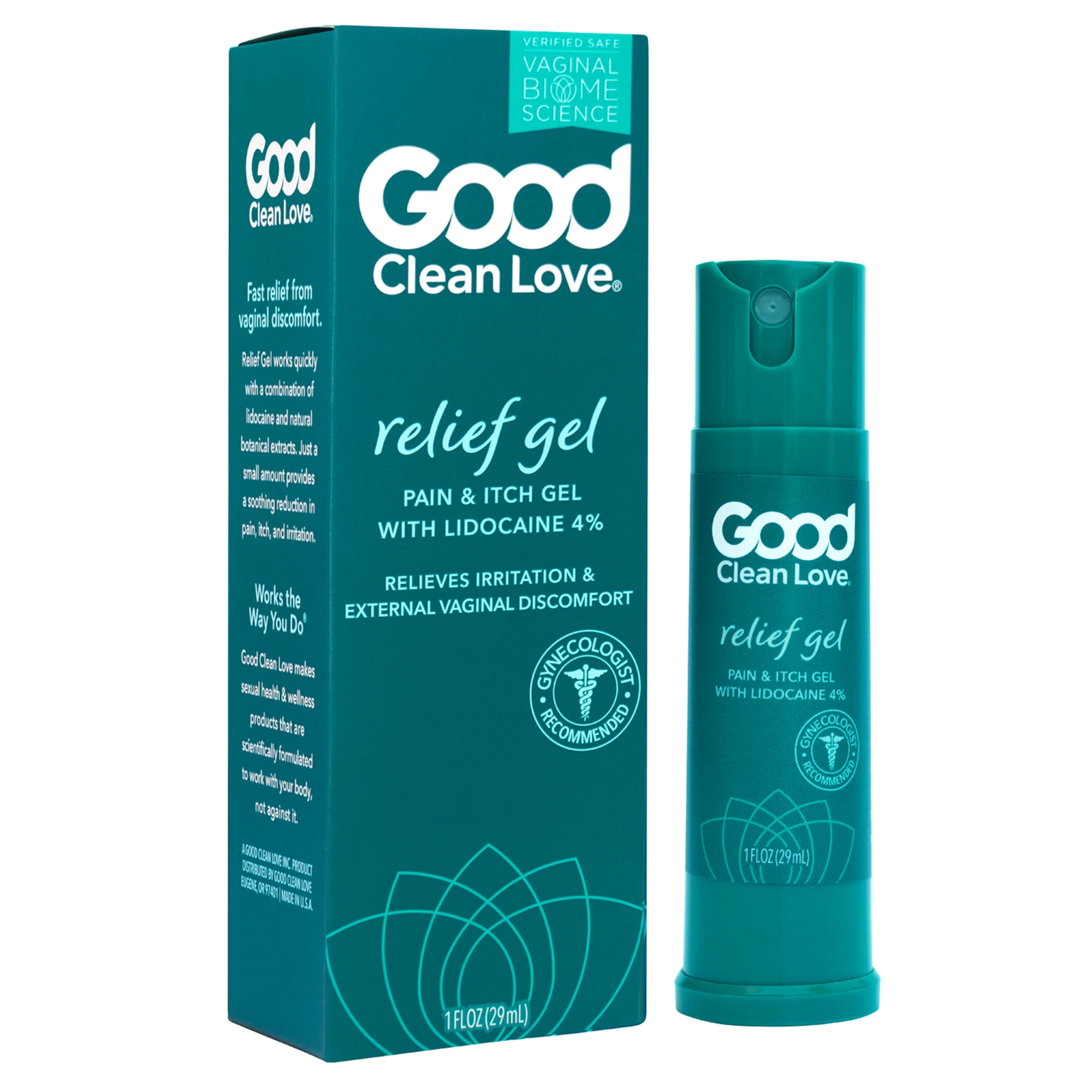 Efficient Good Clean Love Relief Gel with Lidocaine World-Class