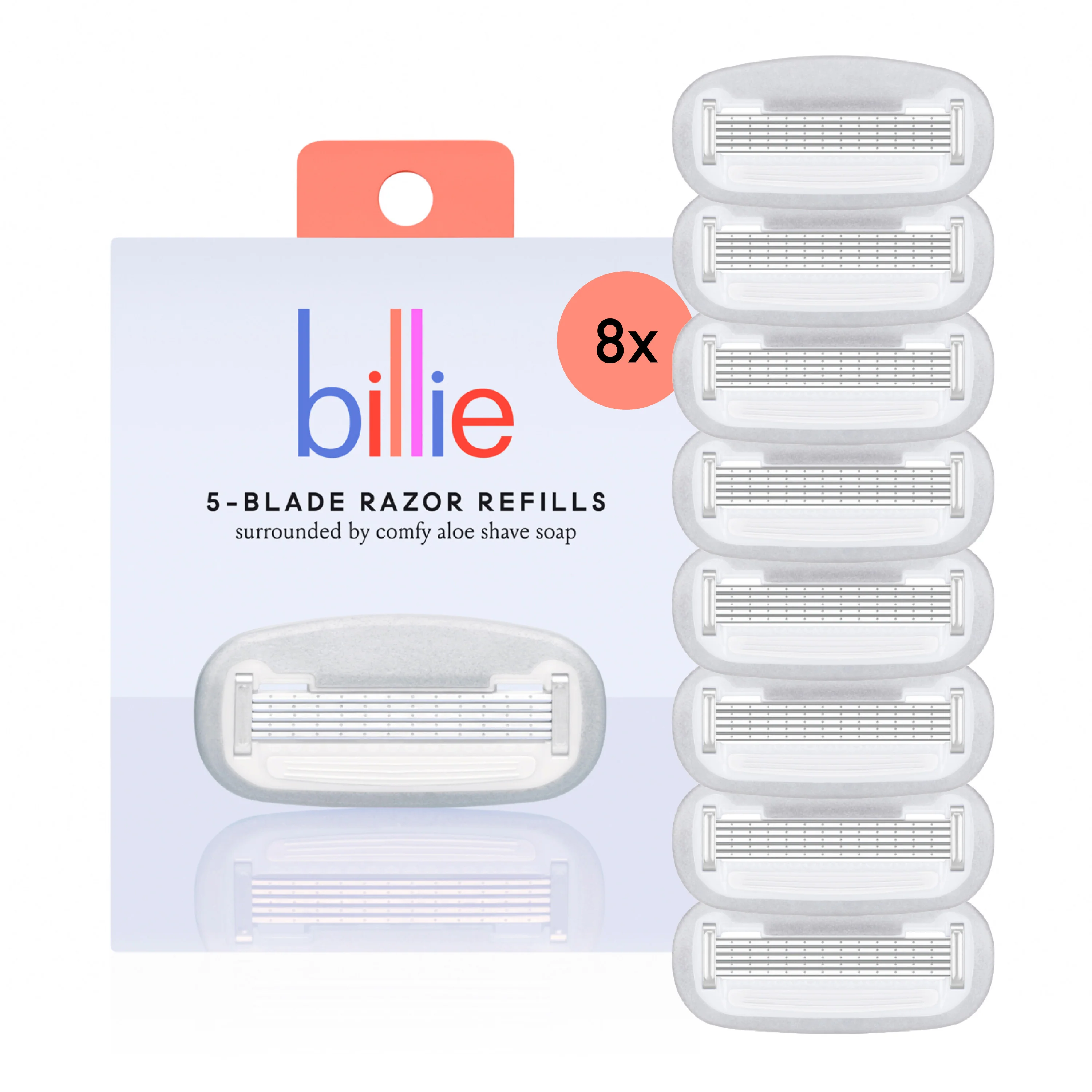 Fashionable billie Women s Razor 5-Blade Refills Premium