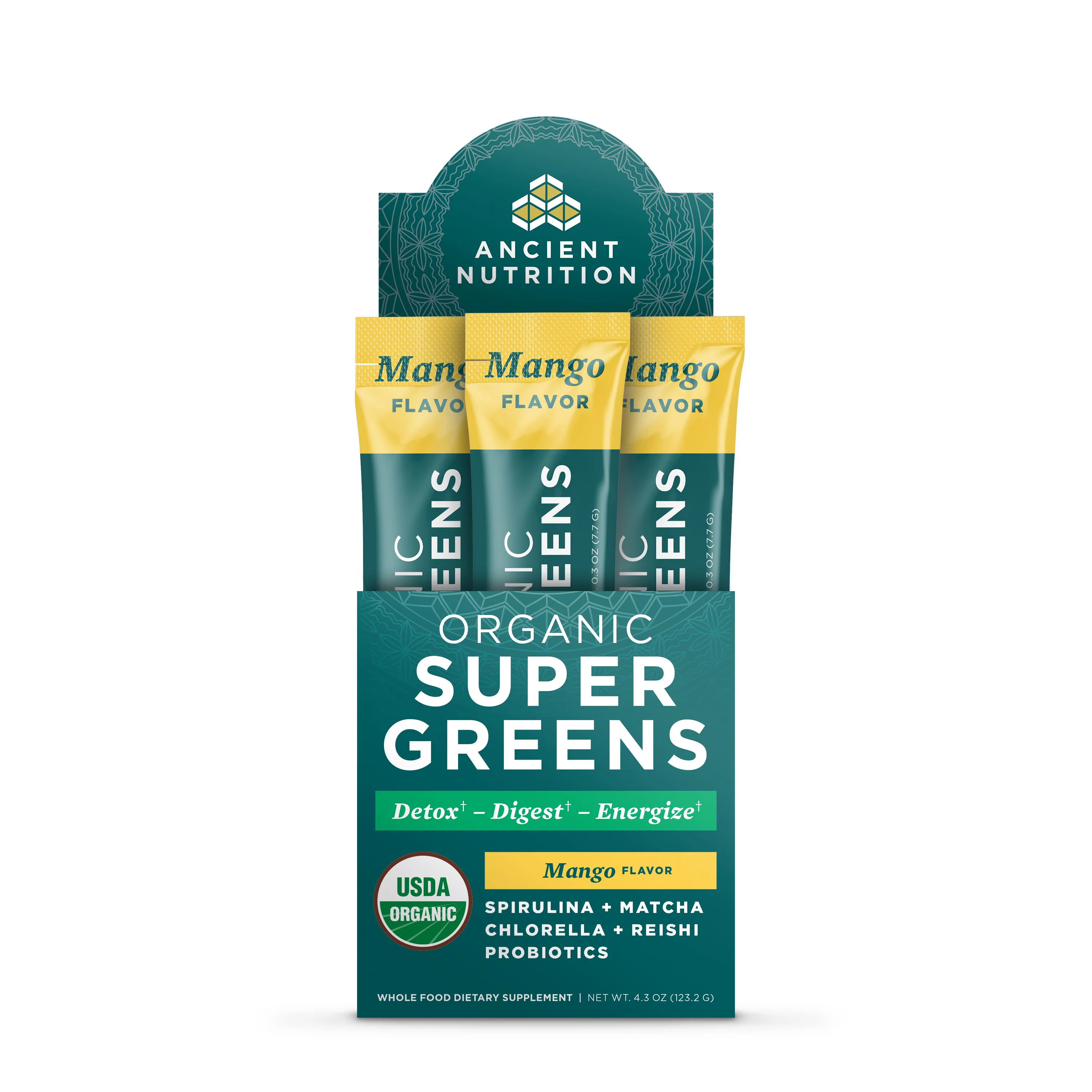 Reliable Ancient Nutrition Organic Super Greens Powder Packets Trendy