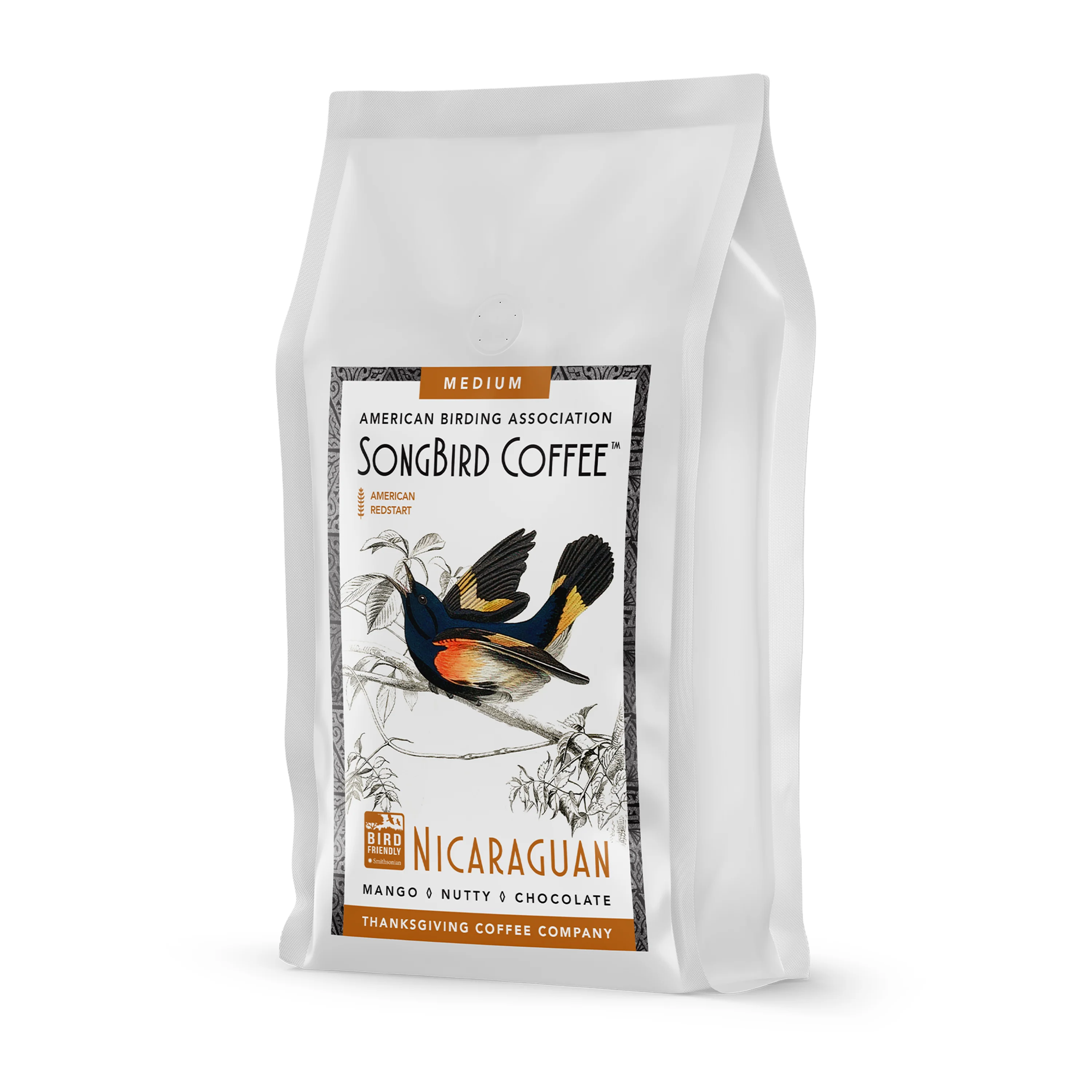 Soft Thanksgiving Coffee Songbird Nicaraguan Medium Roast Whole Bean Coffee Classic