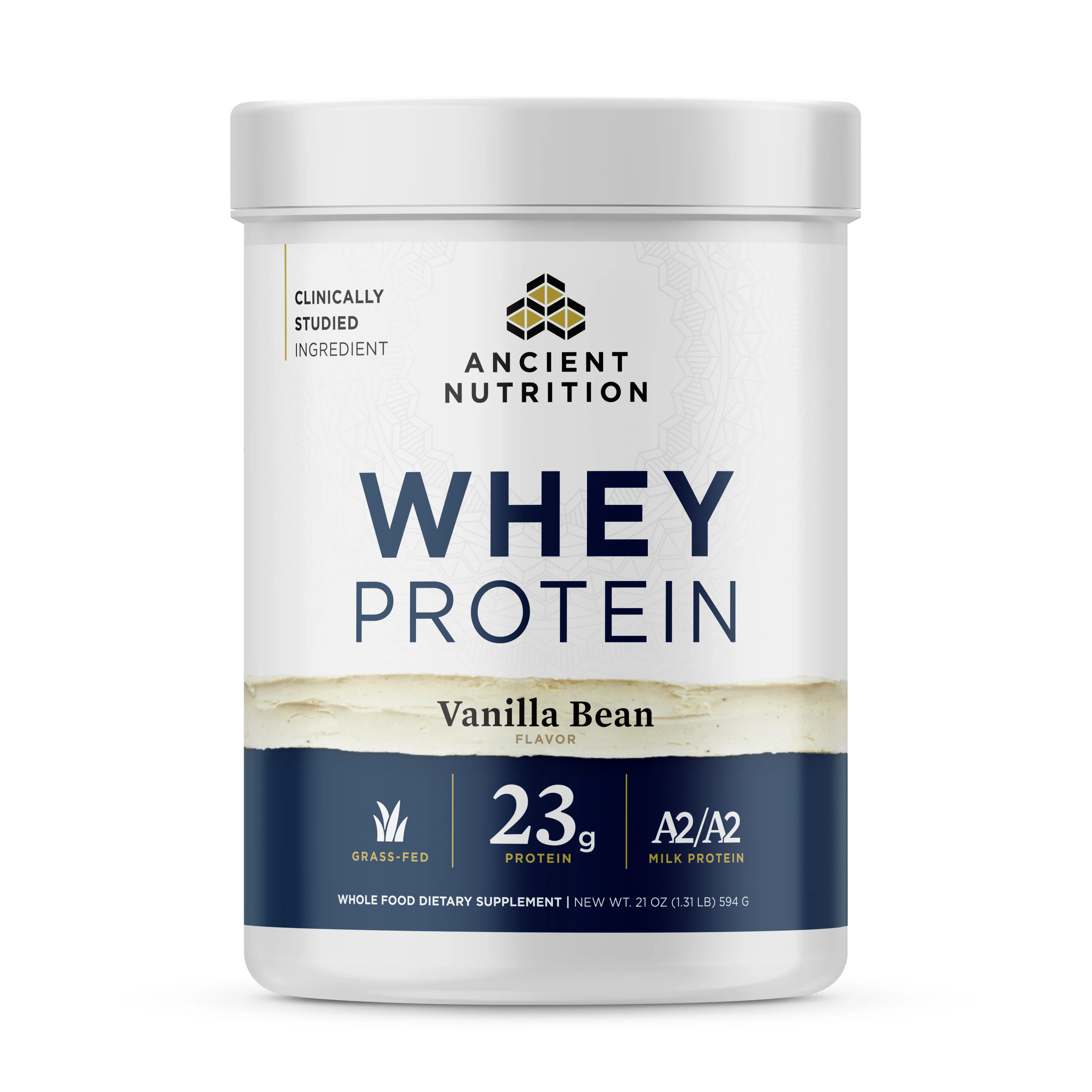 Sophisticated Ancient Nutrition Grassfed Whey Protein Vanilla Bean Flavor Contemporary
