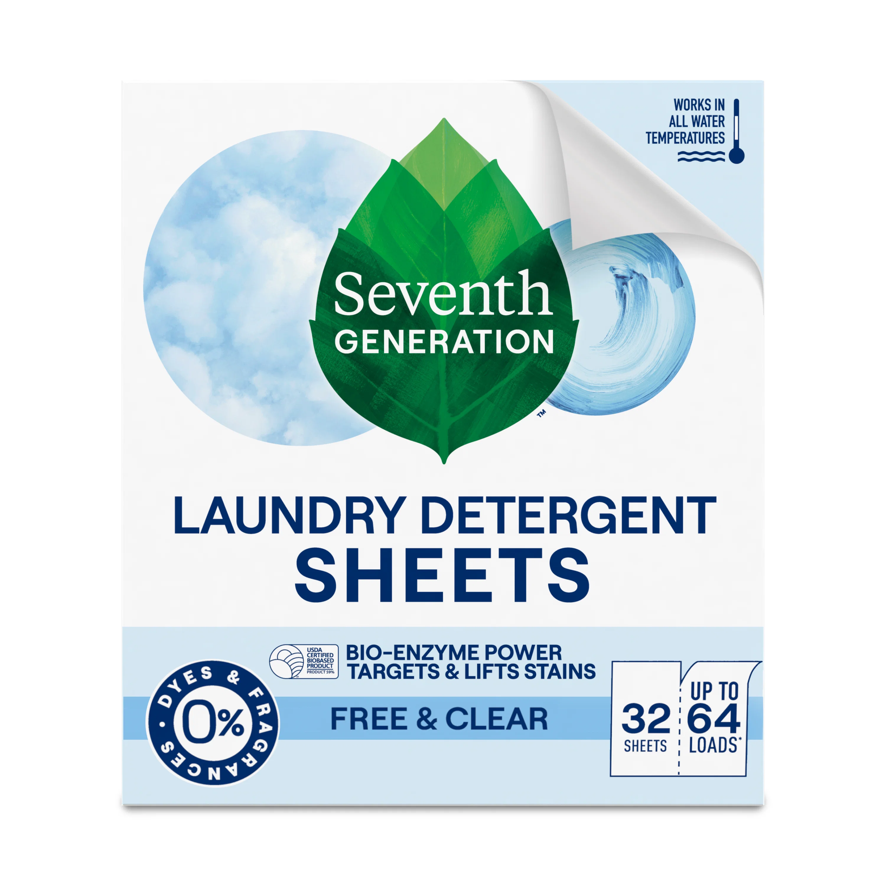 Powerful Seventh Generation Laundry Detergent Sheets High-Performance