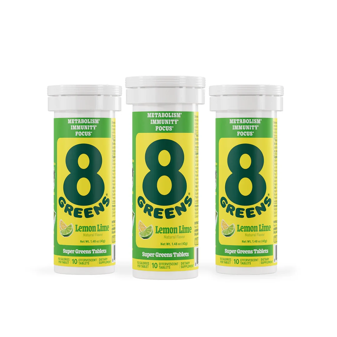 Effective 8Greens Super Greens Tablet – Lemon Lime Convenient
