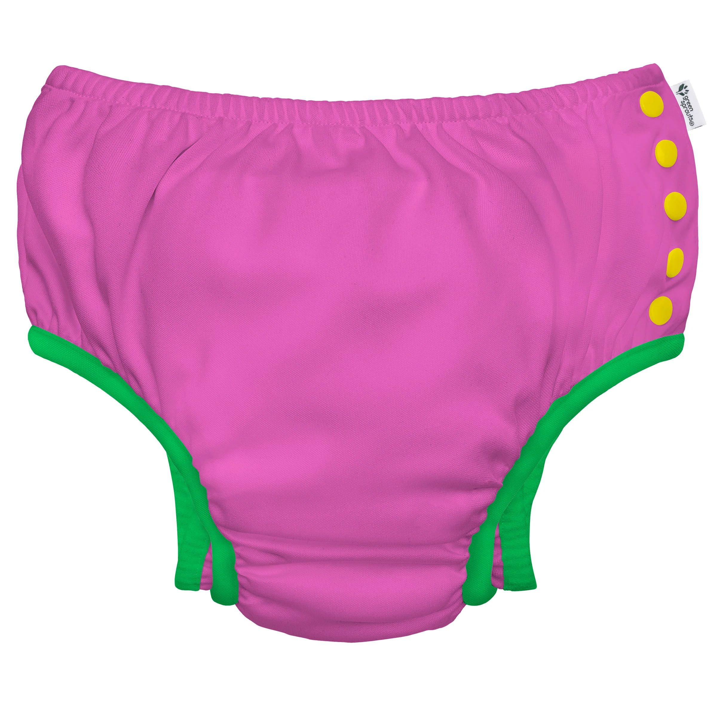 High-Performance Green Sprouts Eco Snap Swim Diaper made from Recycled Polyester 12 months 18-22 lbs Easy-to-Use