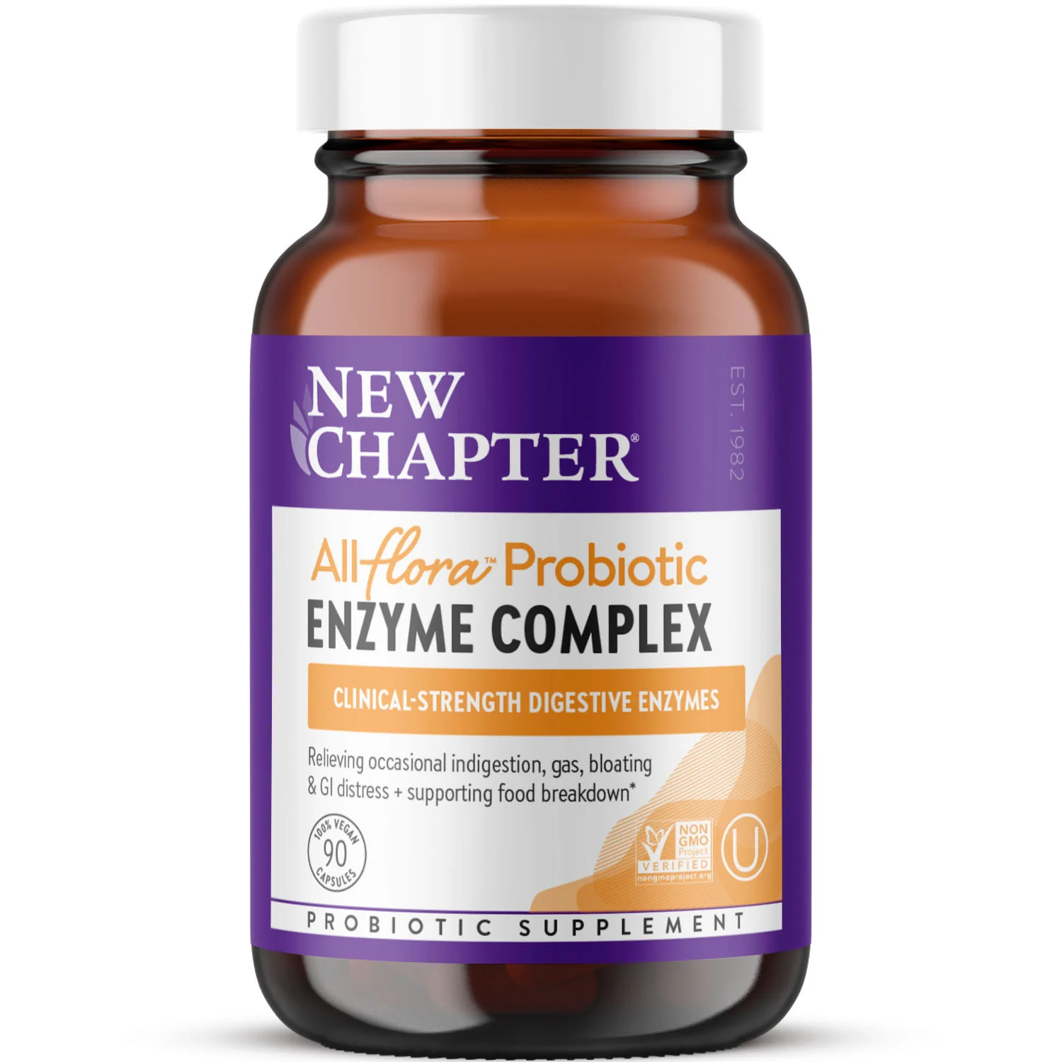 Effective New Chapter All Flora Probiotic Enzyme Complex Comfortable