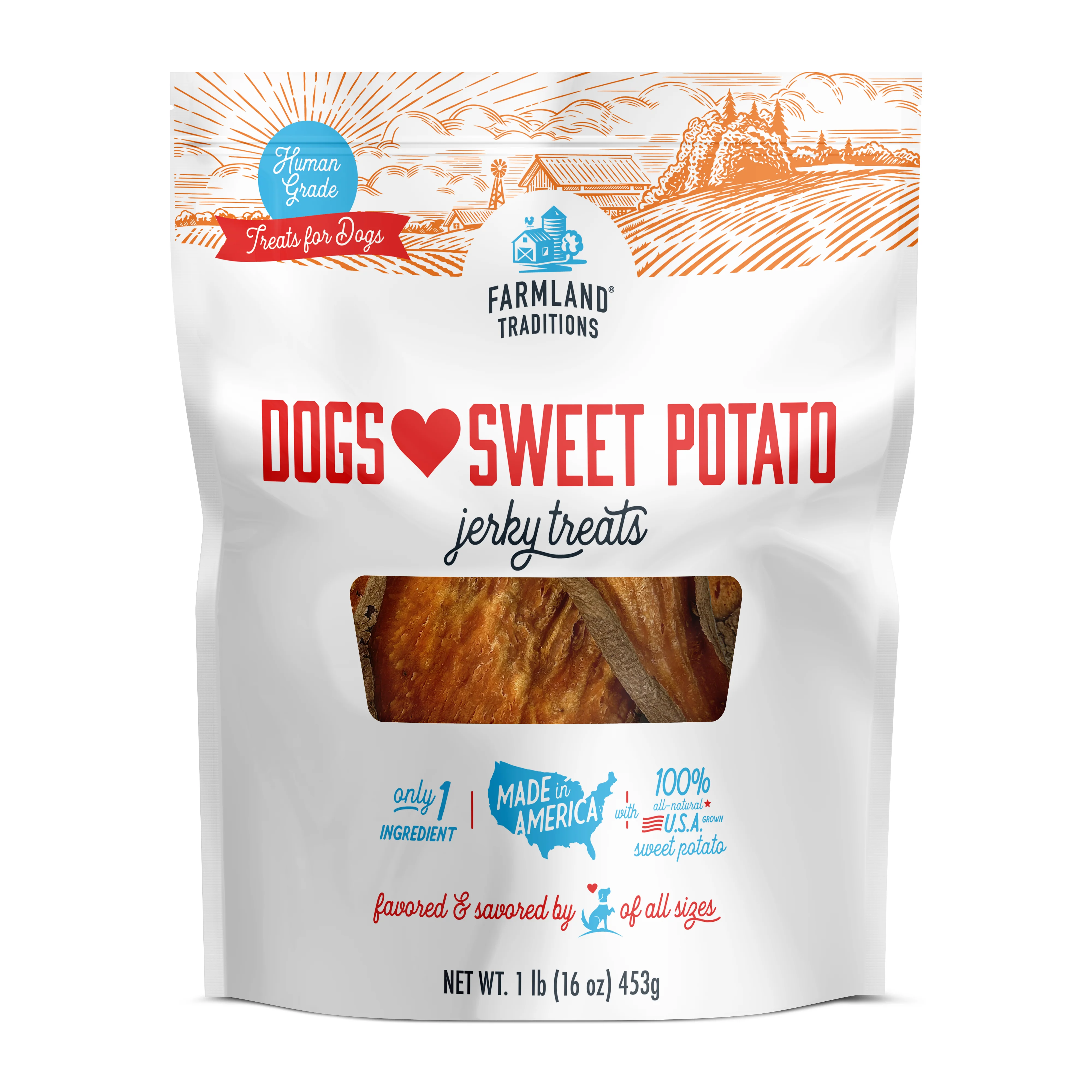 Secure Farmland Traditions Dogs Love – Sliced Sweet Potato Human Grade Treats Elegant