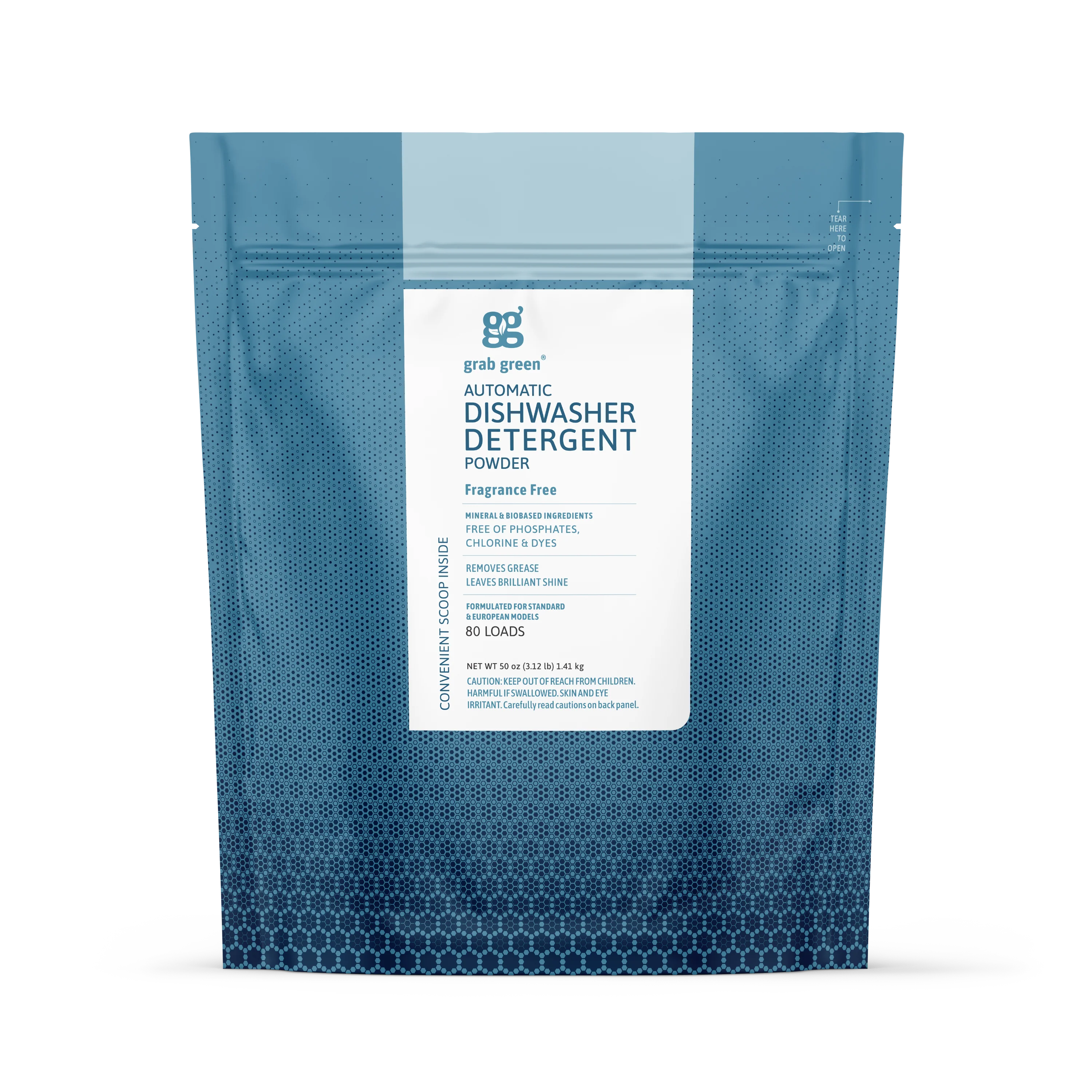 Contemporary grab green Automatic Dishwashing Detergent Powder – Fragrance Recyclable