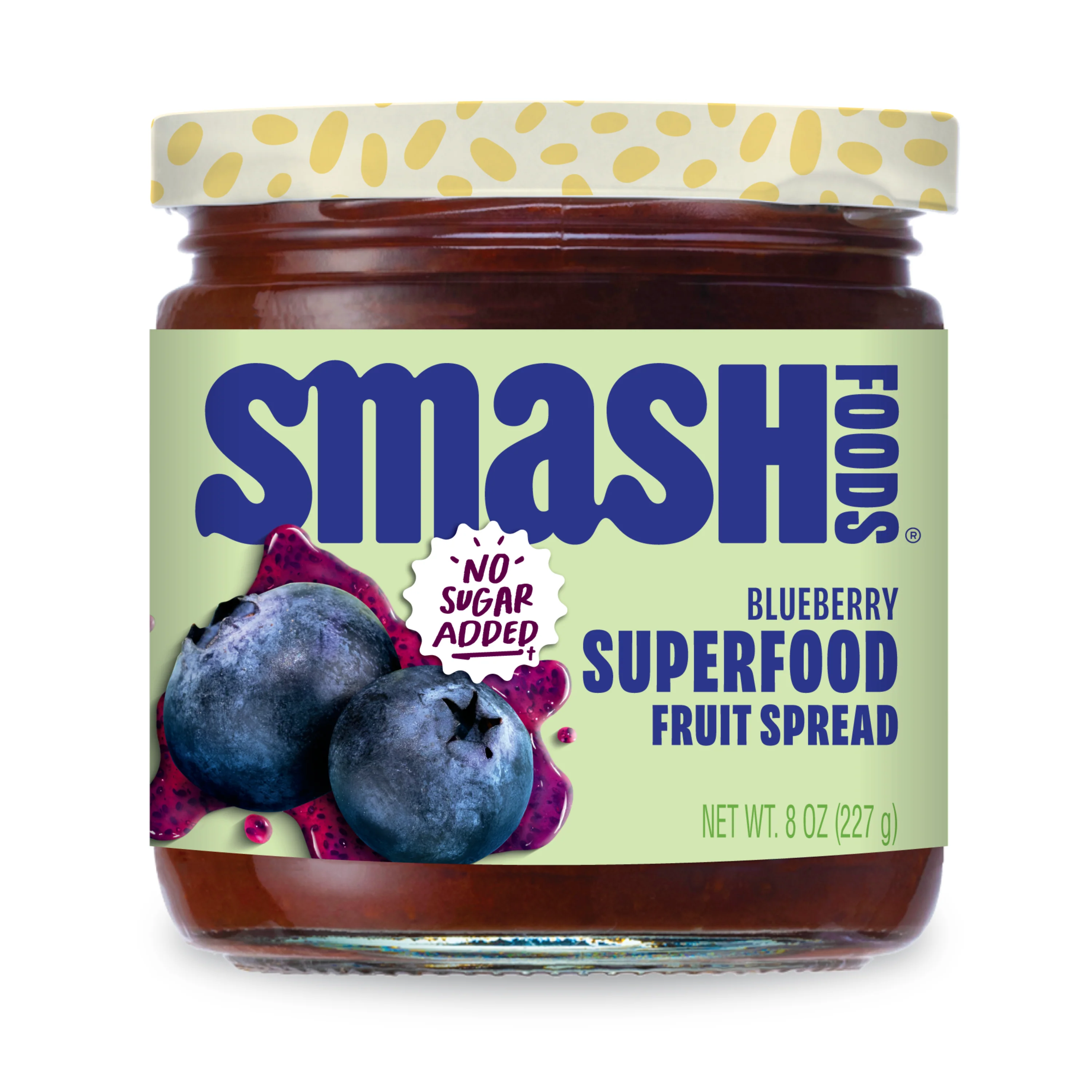 First-Class Smash Foods Superfood Jam – Blueberry Environmentally Friendly