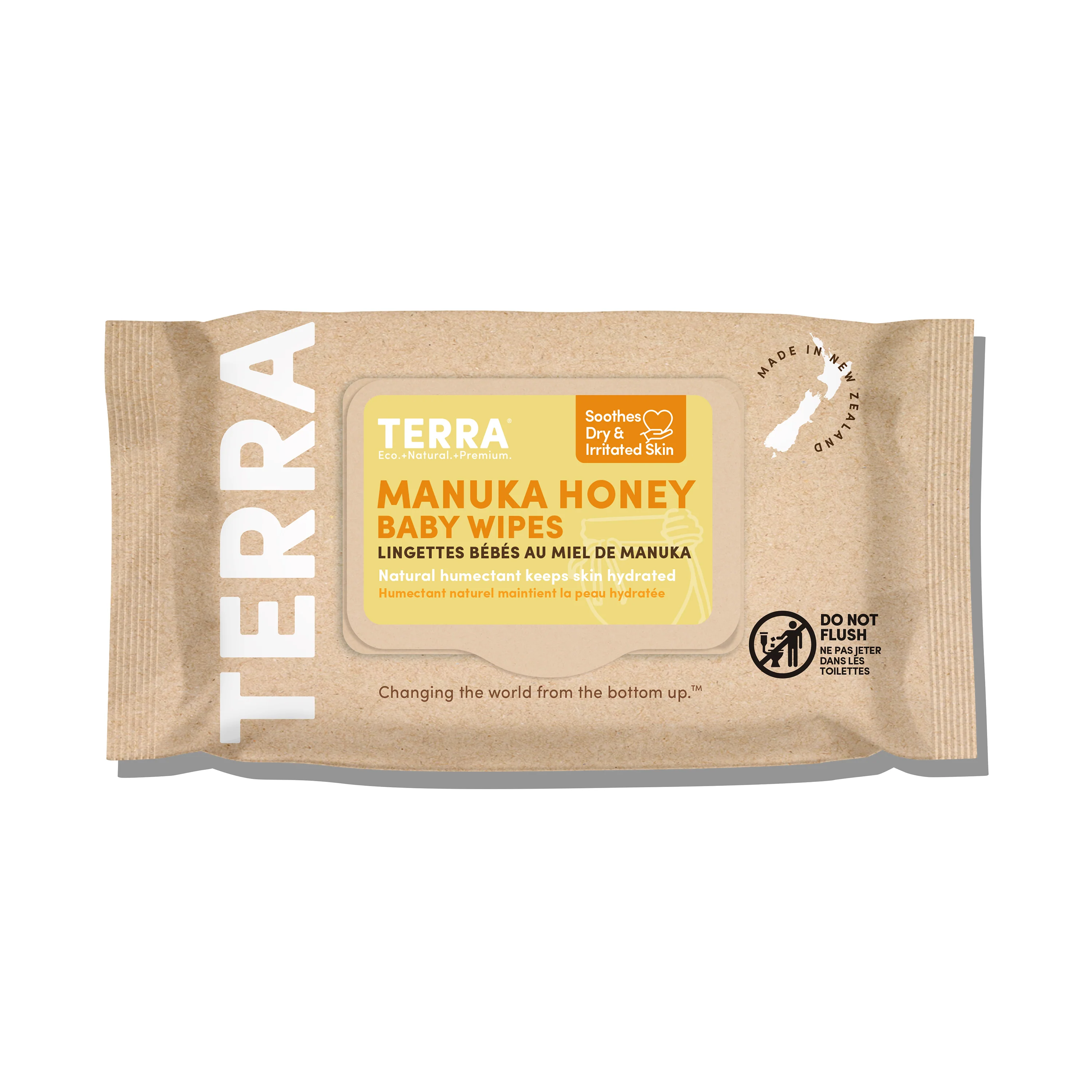 Trusted Terra Moisturizing Baby Wipes – Manuka Honey Durable