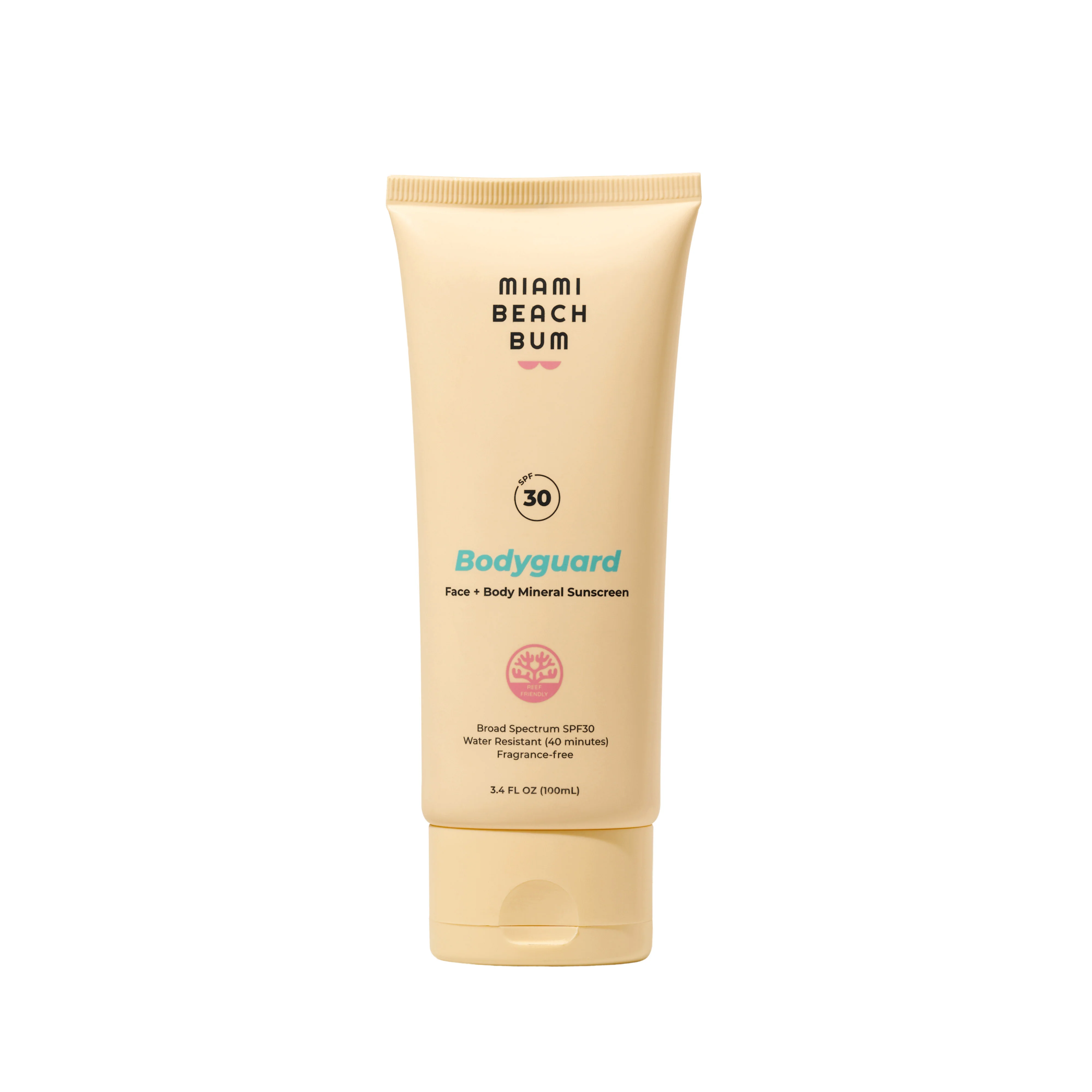 Consistent Miami Beach Bum Bodyguard SPF30 Face Body Mineral Sunscreen Exclusive