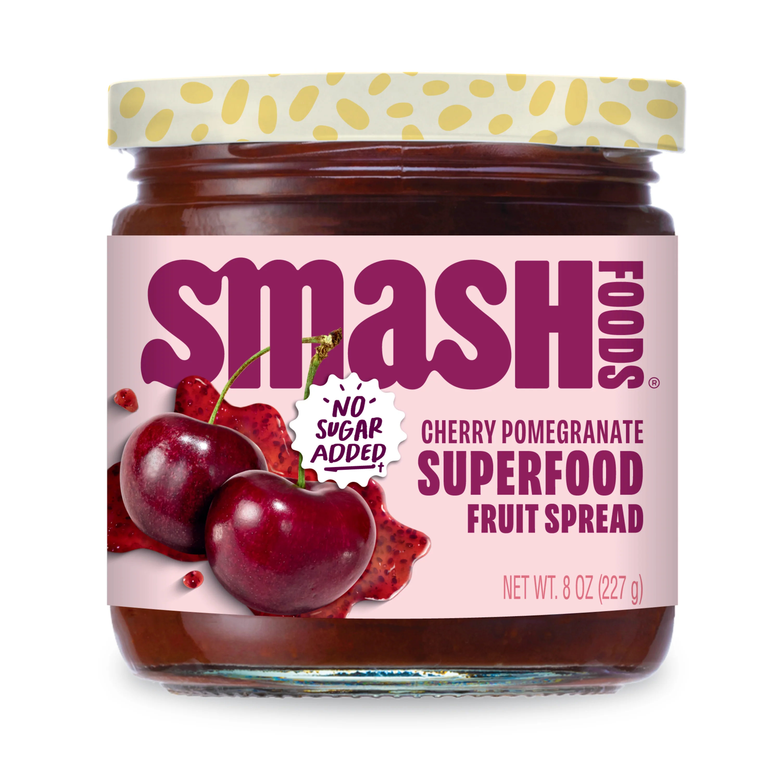 Contemporary Smash Foods Superfood Jam – Cherry Pomegranate Quality