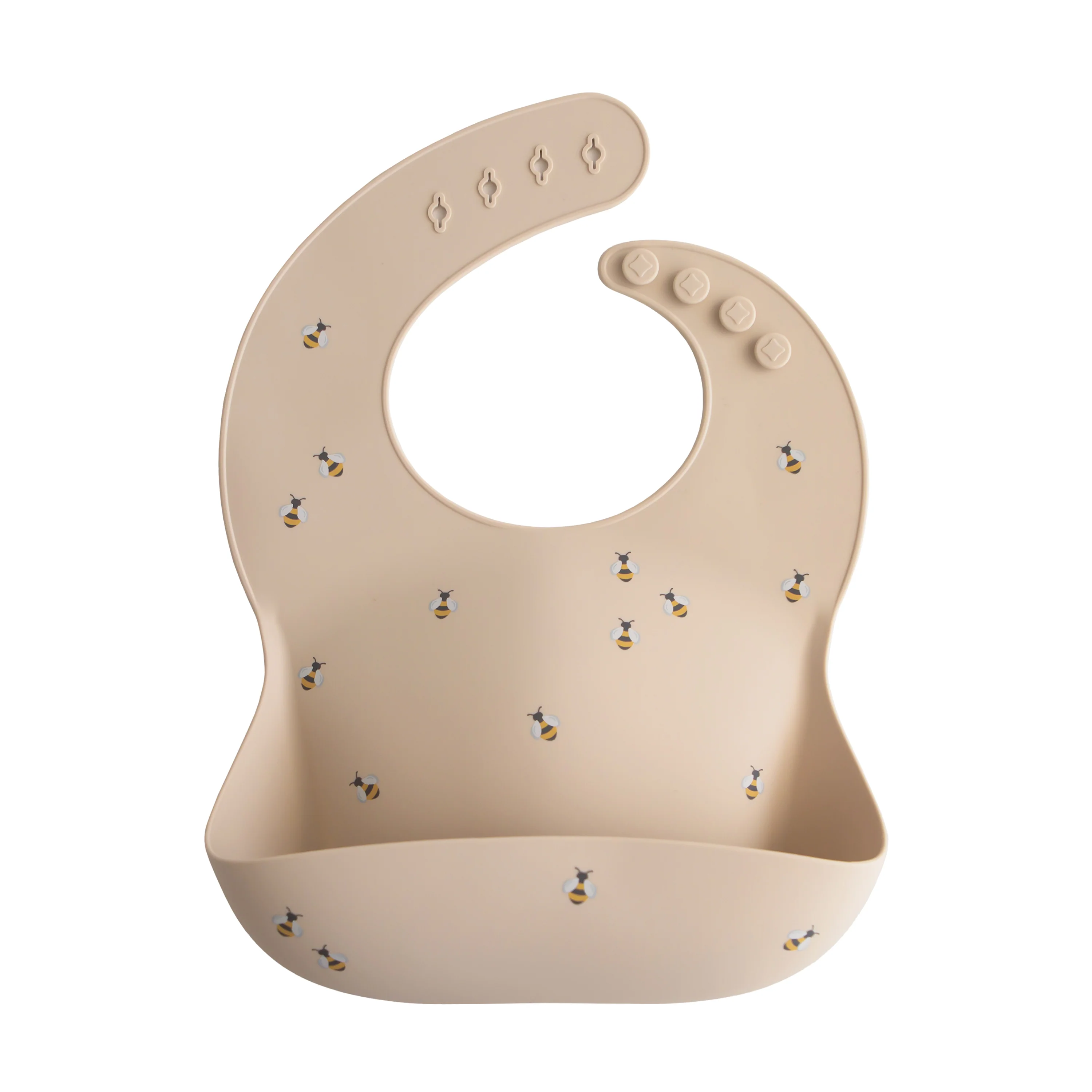 Superior mushie Silicone Baby Bib – Adjustable Fashionable