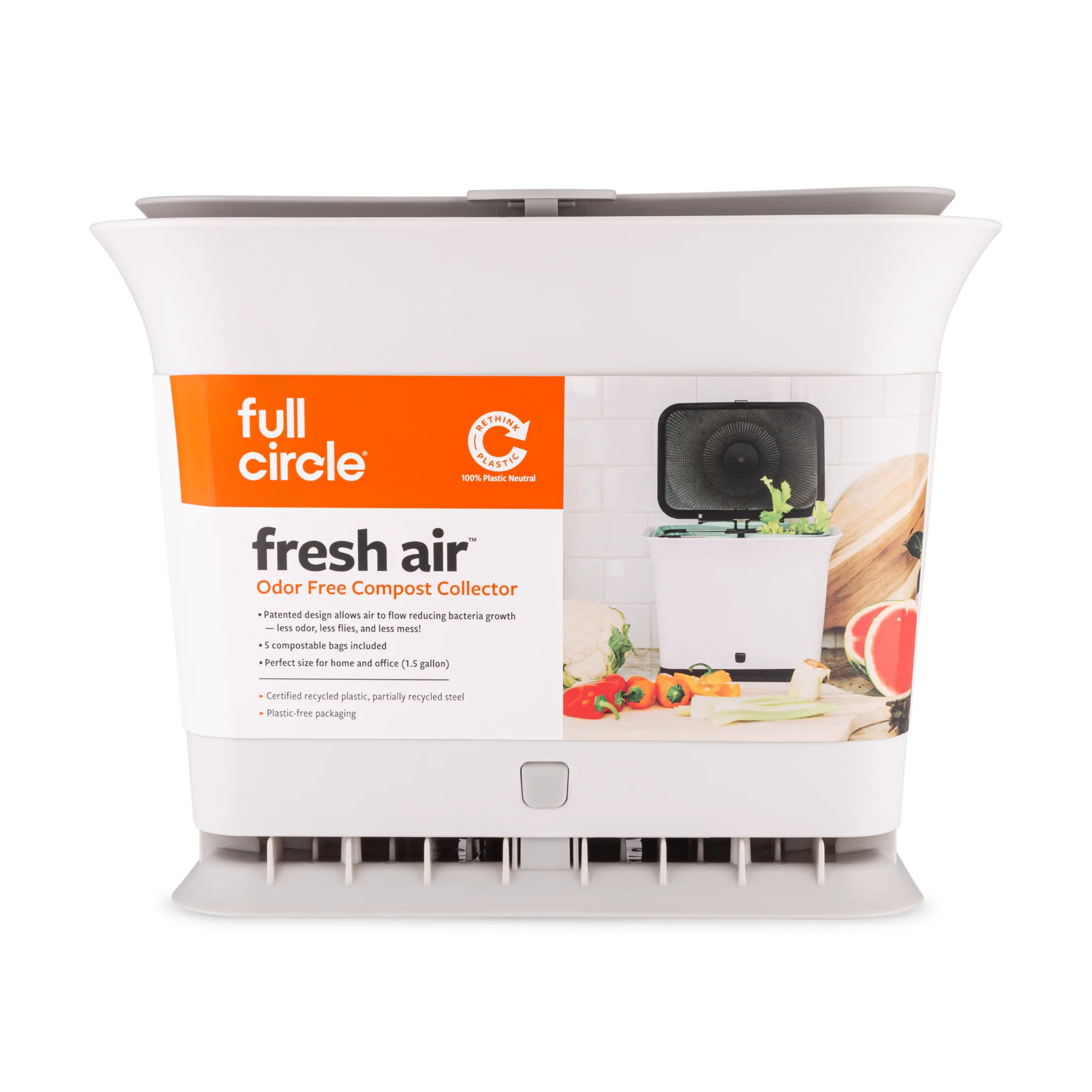 Certified Full Circle Fresh Air Compost Bin Easy-to-Use
