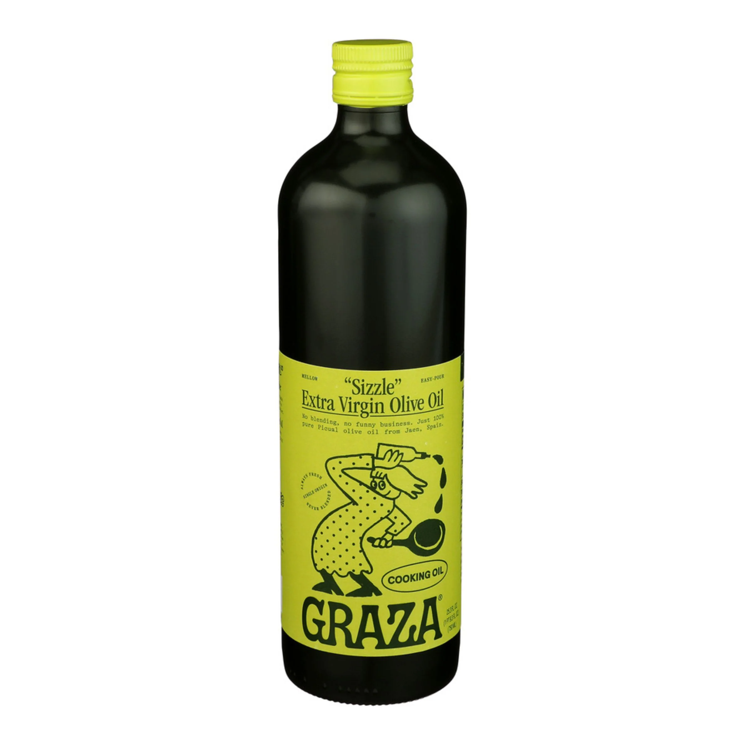 Easy-to-Use Graza Sizzle Glass Extra Virgin Olive Oil Fine Crafted