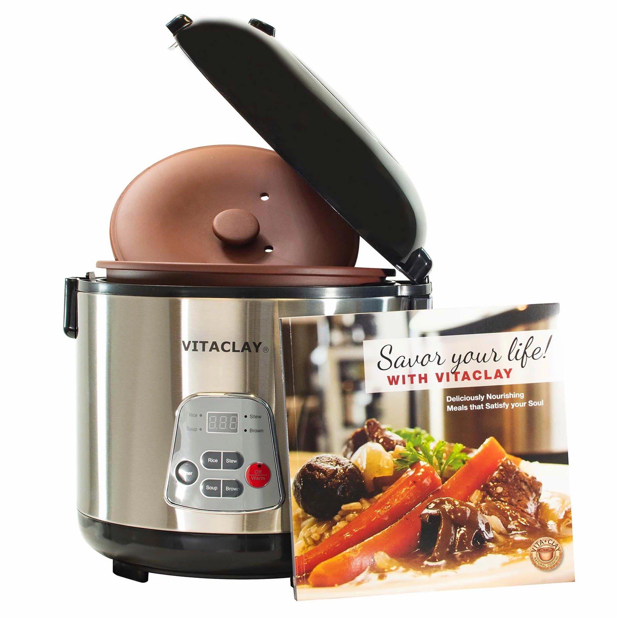 High-Performance VitaClay® Chef 4-in-1 Rice N’ Slow Cooker in Clay Pot HOW IS VITACLAY DIFFERENT FROM PRESSURE COOKER AND CONVENTIONAL CROCK POT SLOW COOKER Carefully Designed