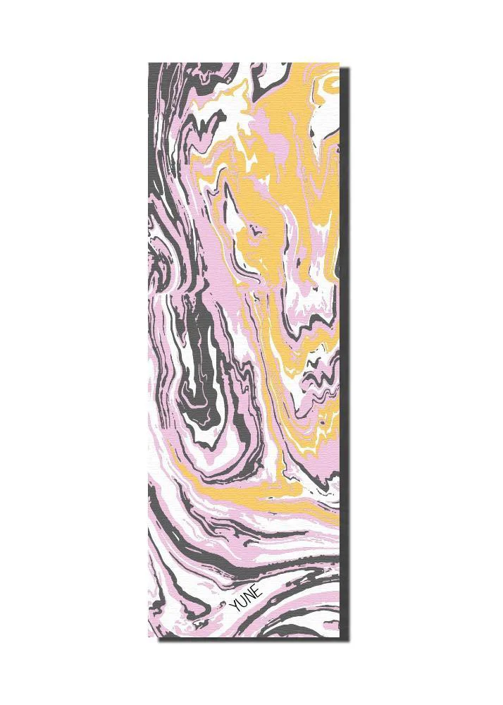 Flexible Yoga Mat 6mm Thick Marble Non-Slip Eco Friendly Yune Yoga Cassiopeia Casual