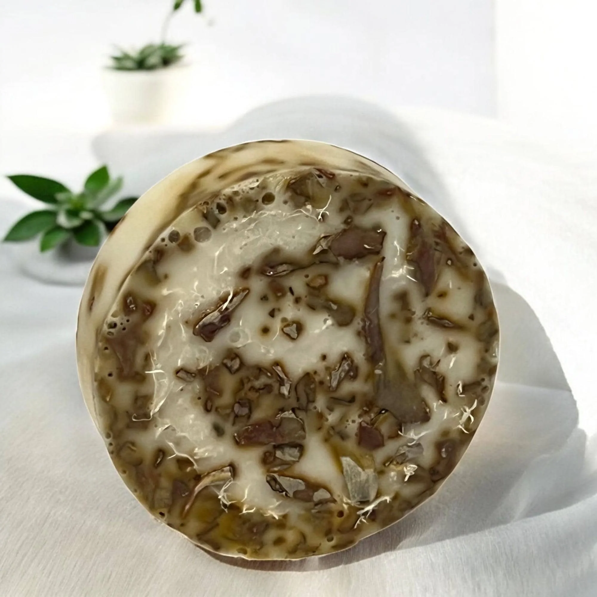 Exclusive Sage Goat Milk Loofah Soap Exfoliating Herbal Bath Bar Smooth