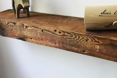 Superior Reclaimed Wood Fireplace Mantel Shelf Advanced