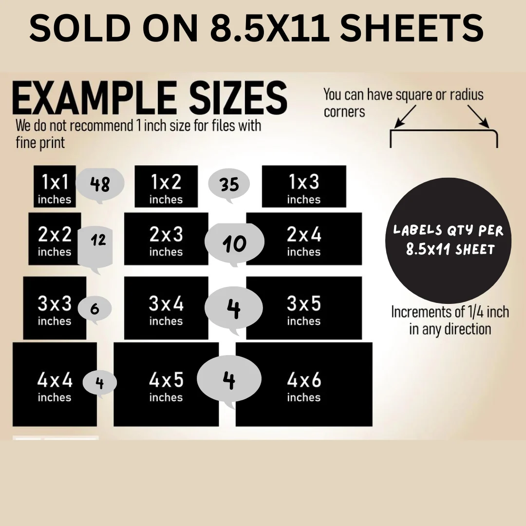 Eco-Friendly Labels Stickers Lightweight