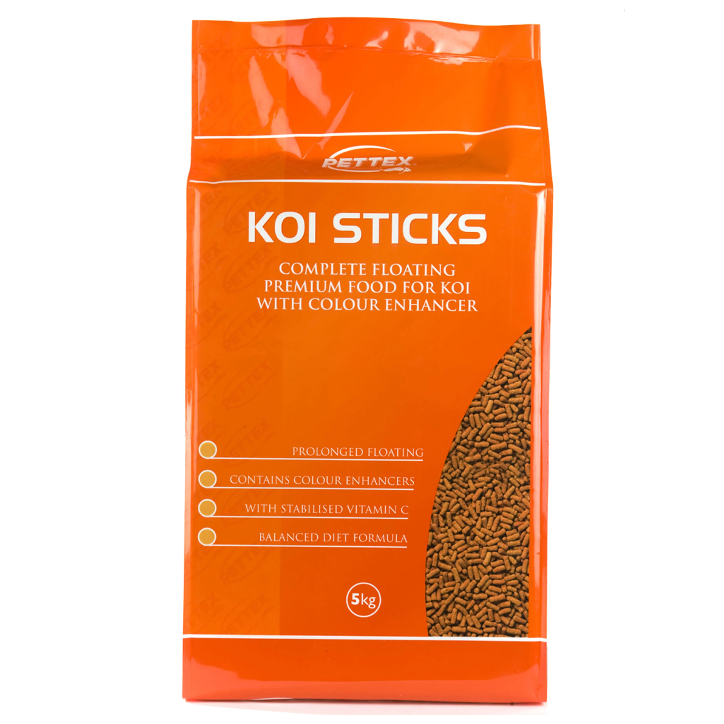 Sophisticated Pettex Premium Pond Food Koi Sticks 5kg Dependable