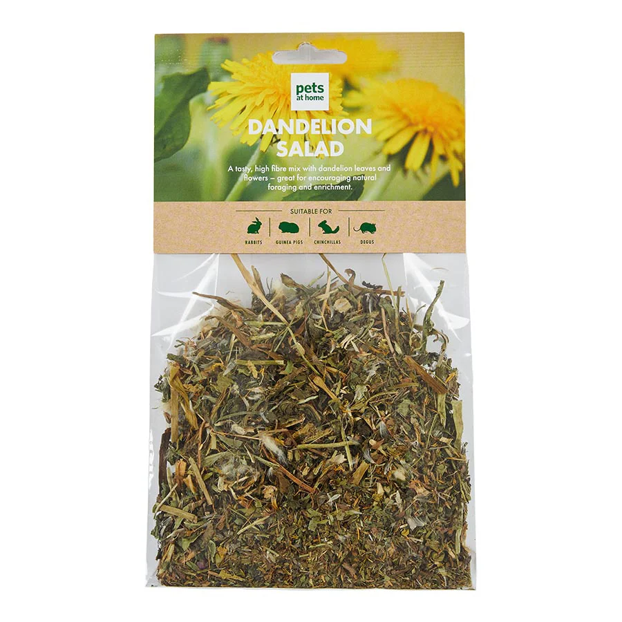 Top-Quality Pets at Home Small Animal Dandelion Salad Treats 60g High-Quality