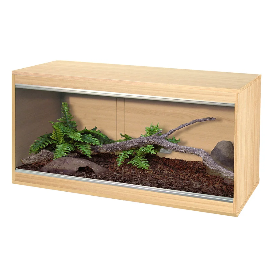Detailed Vivexotic Repti Home Vivarium Oak Medium Excellent