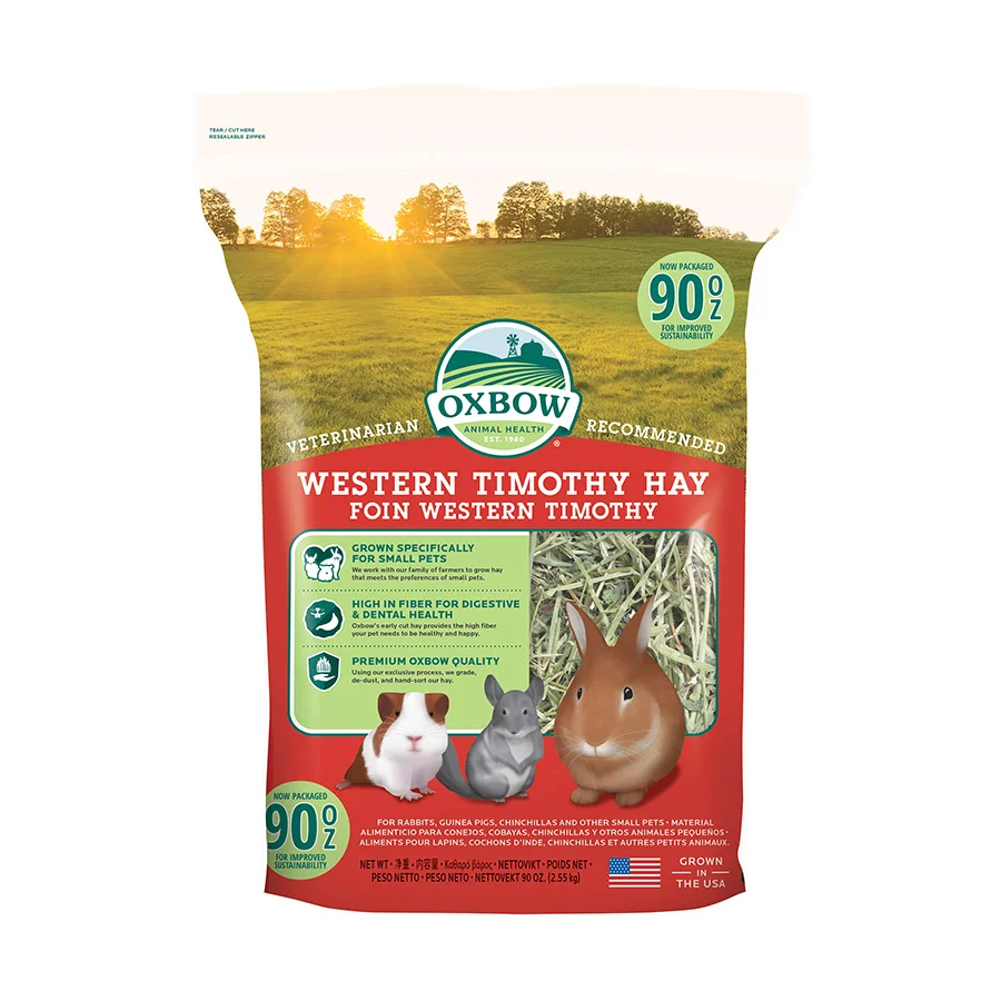 Refined Oxbow Small Animal Timothy Hay Food 2.55kg Organic