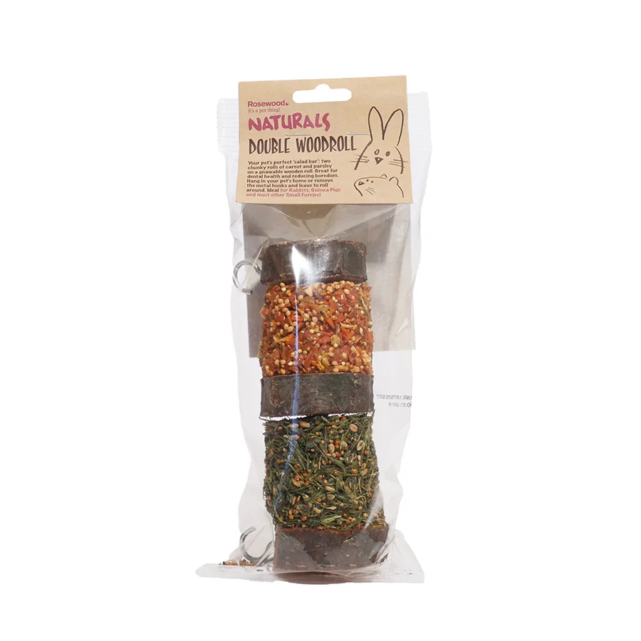 Expertly Made Naturals Double Woodroll Small Animals 160g Soft