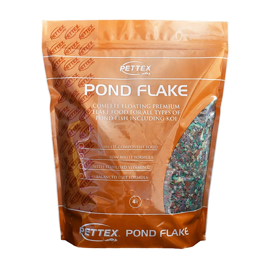 Luxury Pettex Premium Pond Flake Food 4L Reusable
