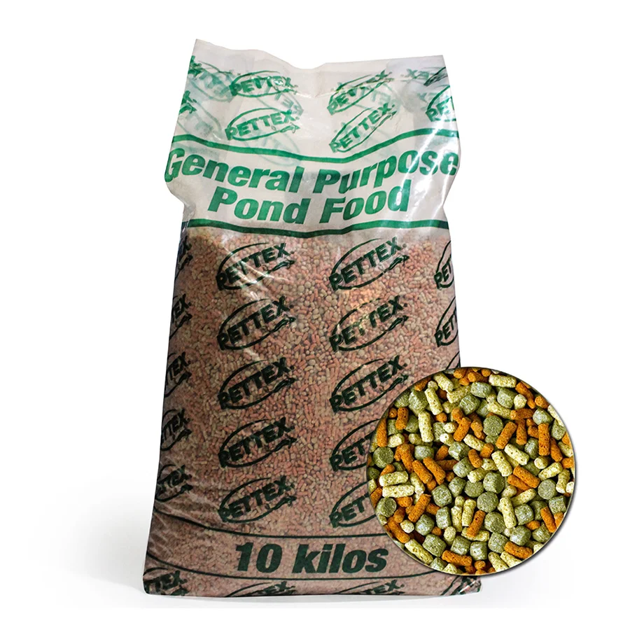 Natural Pettex General Purpose Pond Triple Mix Food 10kg Recyclable
