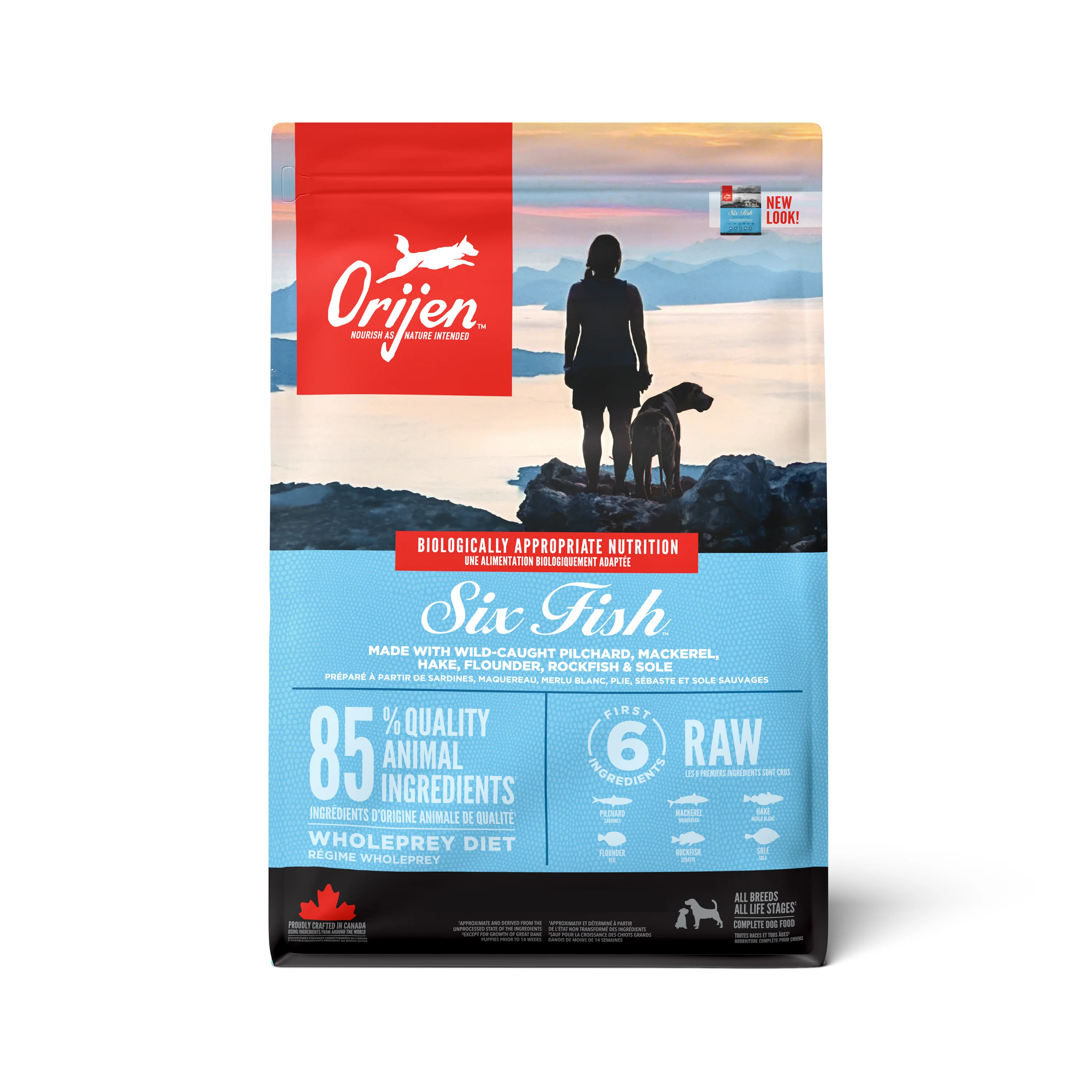 Detailed ORIJEN Six Fish Adult Dry Dog Food First-Class