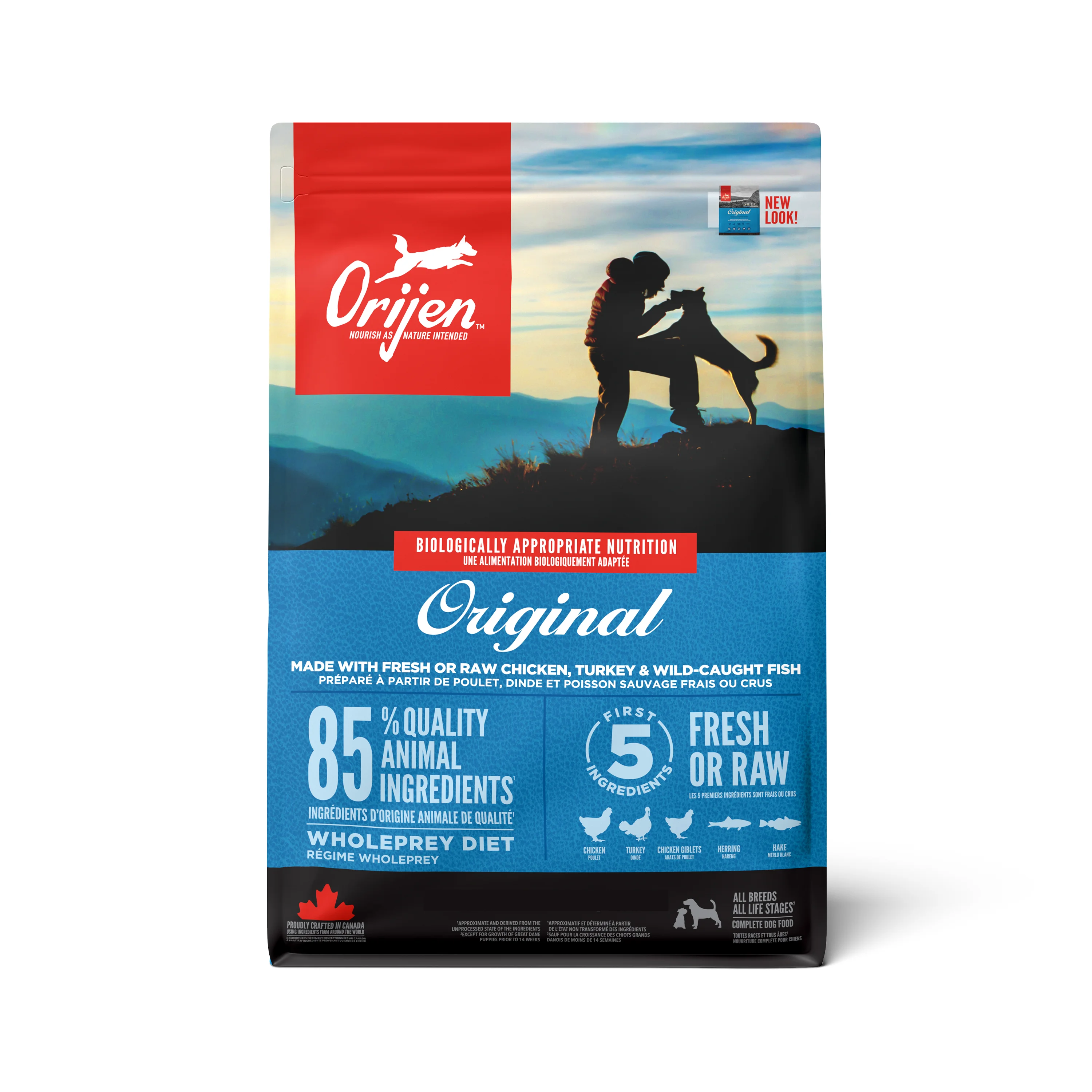 Smart ORIJEN Adult Dry Dog Food with Chicken Turkey Fish Prestigious