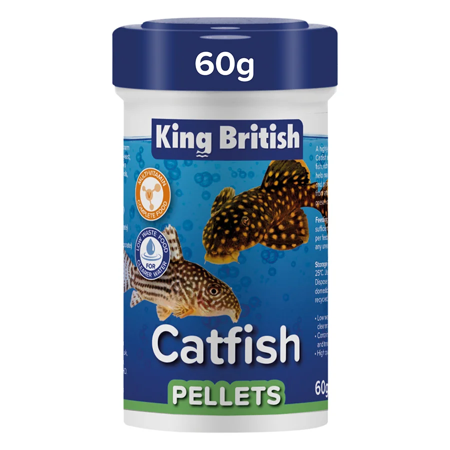 Unique King British Complete Food Catfish Pellets 60g Effective