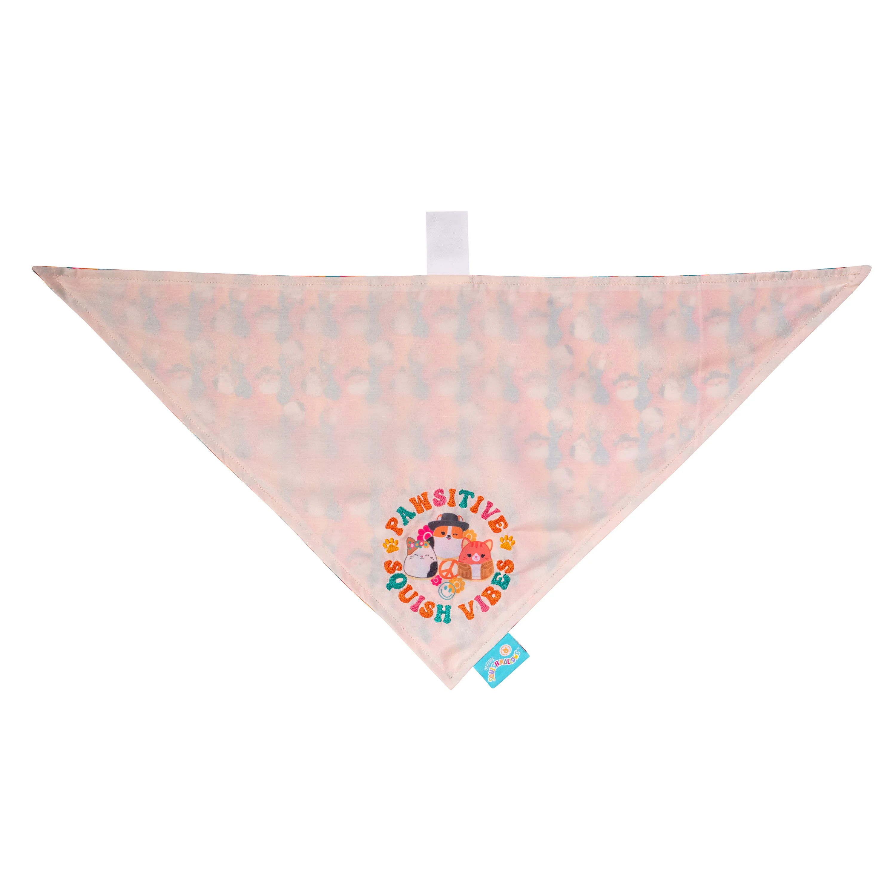 Elite Squishmallows Pawsitive Squish Vibes Reversible Pet Bandana User-Friendly