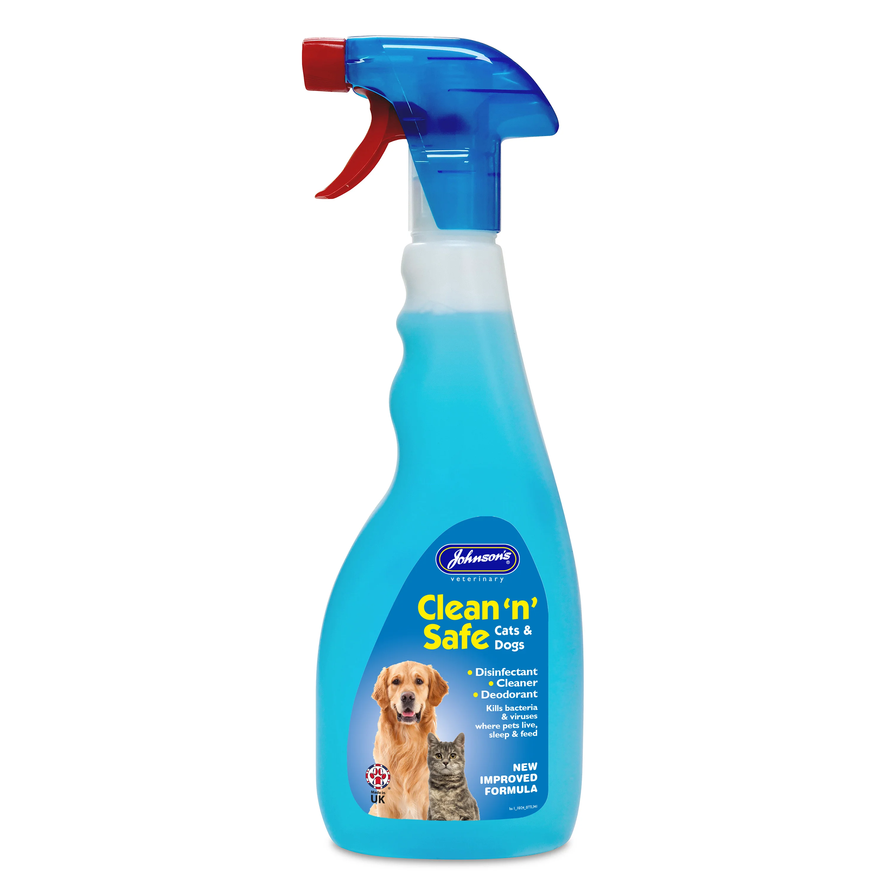 Solid Johnson x27 s Clean x27 n x27 Safe Disinfectant Spray for Cats Dogs 500ml Efficient